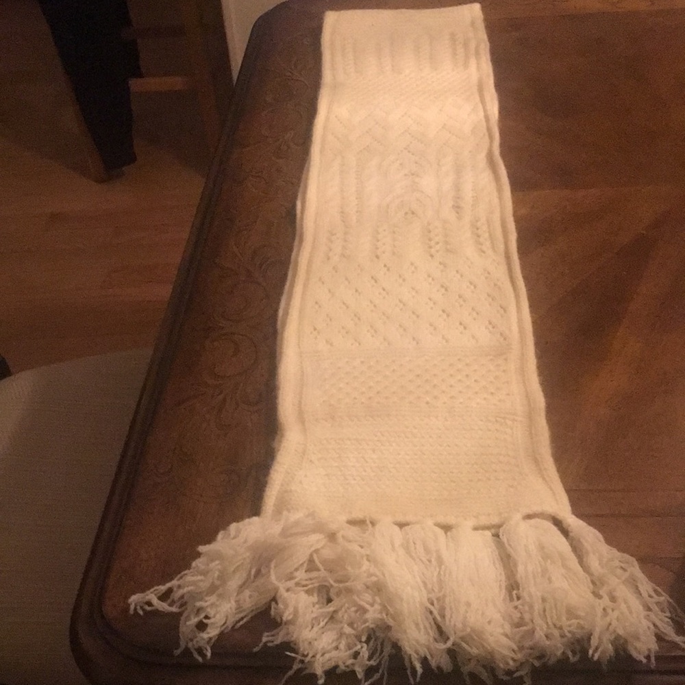 Ralph Lauren Winter White Scarf